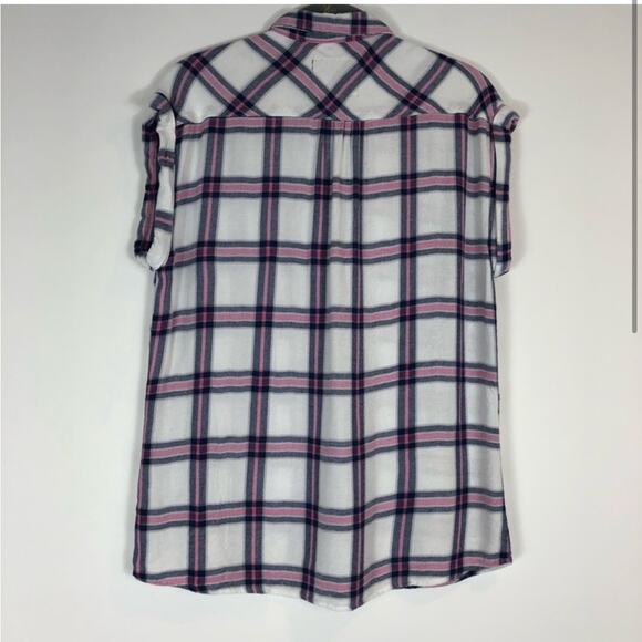 Rail Britt plaid short sleeve button up shirt - Picture 3 of 5